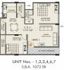 Passion Passion Elite (2BHK+2T (1,073 sq ft) 1073 sq ft)