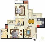 Amrapali Princely Estate (2BHK+2T (875 sq ft) 875 sq ft)