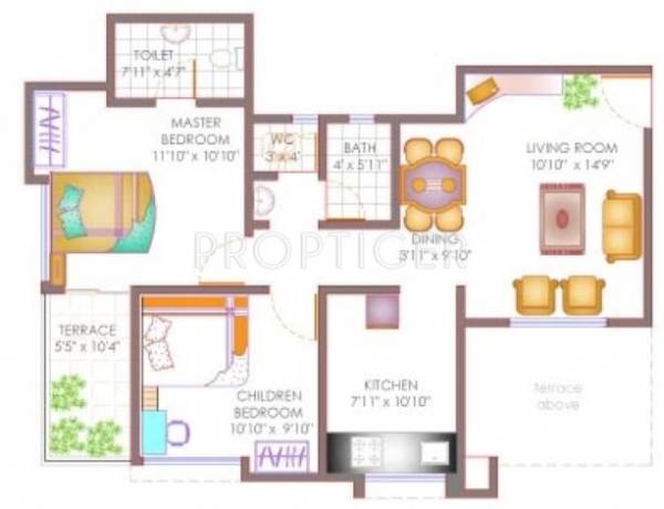 Dreams Elegance (2BHK+2T (711 sq ft) 711 sq ft) Dreams Elegance (2BHK+2T (711 sq ft) 711 sq ft)