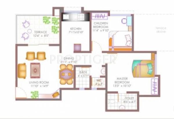 Dreams Elegance (2BHK+2T (798 sq ft) 798 sq ft) Dreams Elegance (2BHK+2T (798 sq ft) 798 sq ft)