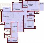 Genesis Eco Sphere (3BHK+3T (2,453 sq ft)   Servant Room 2453 sq ft)