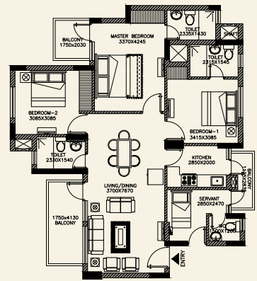 Floor Plan carnation residency Floor Plan Floor Plan