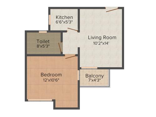 3C Lotus Zing (1BHK+1T (575 sq ft) 575 sq ft) 3C Lotus Zing (1BHK+1T (575 sq ft) 575 sq ft)