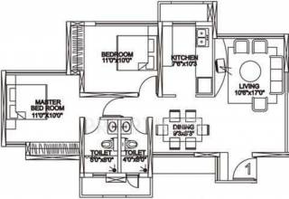 Rustomjee Urbania (2BHK+2T (1,065 sq ft) 1065 sq ft) Rustomjee Urbania (2BHK+2T (1,065 sq ft) 1065 sq ft)