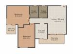 Sidhartha Estella (2BHK+2T (1,245 sq ft) 1245 sq ft)