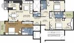 Unitech Resorts (3BHK+3T (2,015 sq ft)   Study Room 2015 sq ft)