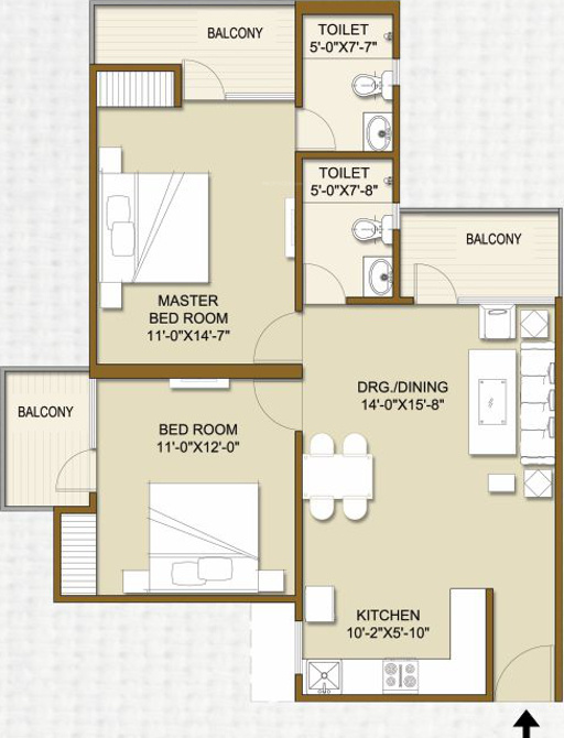 Panchsheel Hynish (2BHK+2T (1,000 sq ft) 1000 sq ft) Panchsheel Hynish (2BHK+2T (1,000 sq ft) 1000 sq ft)