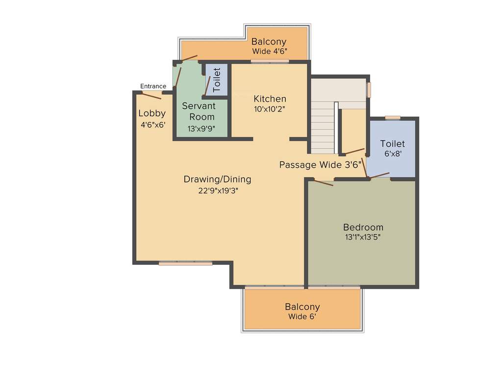 BPTP Mansions Park Prime (4BHK+4T (2,764 sq ft)   Study Room 2764 sq ft)