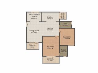 Tashee Capital Gateway (2BHK+2T (1,295 sq ft) 1295 sq ft)