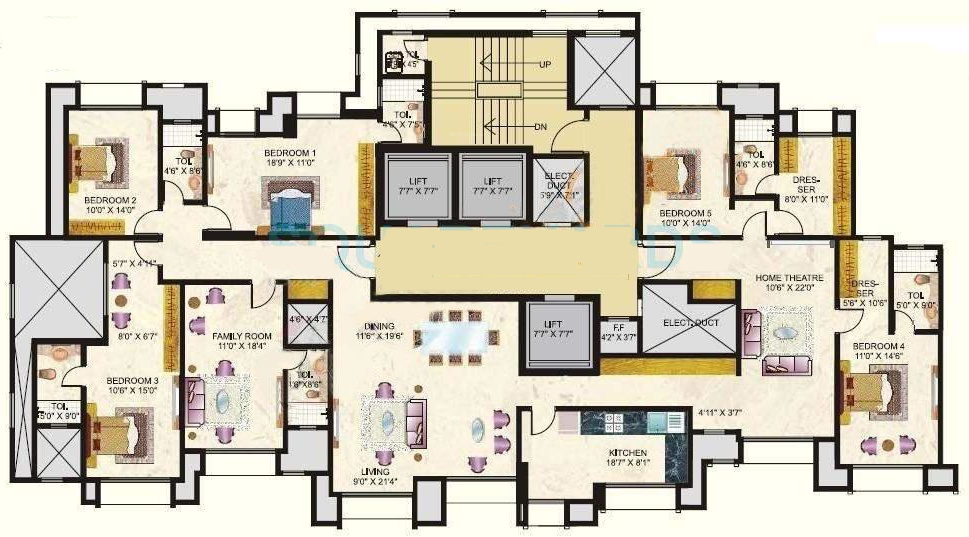 Floor Plan maitri park Floor Plan Floor Plan