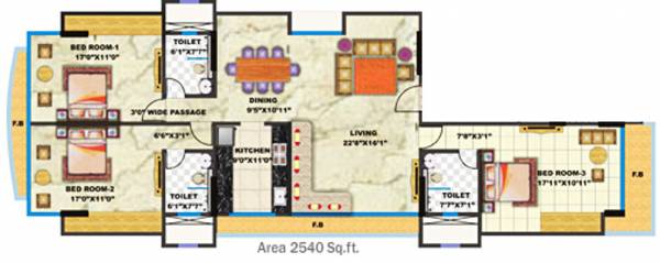 floorPlan of RNA Elegance