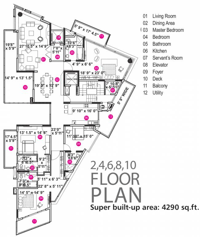 Brigade Crescent (4BHK+4T (4,290 sq ft)   Servant Room 4290 sq ft) Brigade Crescent (4BHK+4T (4,290 sq ft)   Servant Room 4290 sq ft)