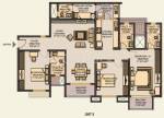 Sobha Classic (3BHK+3T (2,070 sq ft)   Servant Room 2070 sq ft)