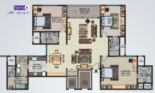 petunia Floor Plan Floor Plan