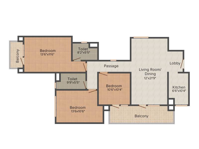 Umang Winter Hills (3BHK+2T (1,616 sq ft) 1616 sq ft) Umang Winter Hills (3BHK+2T (1,616 sq ft) 1616 sq ft)