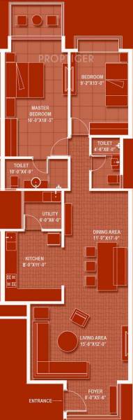Krishvi Gavakshi (2BHK+2T (1,257 sq ft) 1257 sq ft)