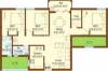 Rajarathnam Royal Grande (3BHK+2T (1,145 sq ft) Pooja Room 1145 sq ft)