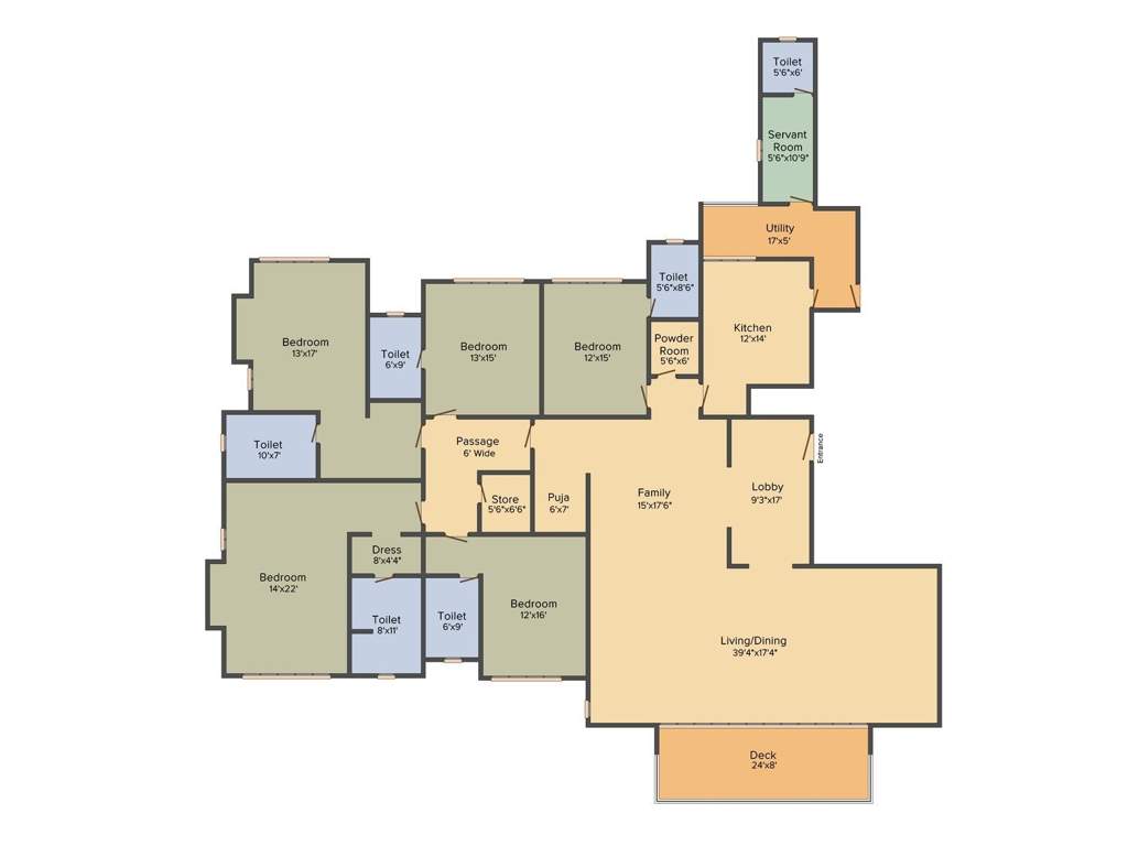 Hiranandani Estate Rodas Enclave (5BHK+5T (5,245 sq ft) + Servant Room 5245 sq ft)