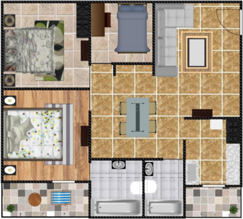 Shanders Spring Dale (2BHK+2T (1,150 sq ft) + Study Room 1150 sq ft) Shanders Spring Dale (2BHK+2T (1,150 sq ft) + Study Room 1150 sq ft)