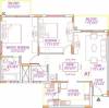 Shriram Sahaana (2BHK+2T (1,208 sq ft) 1208 sq ft)