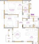 Vatika The Seven Lamps (2BHK+2T (1,300 sq ft) 1300 sq ft)