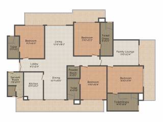 Bestech Park View Grand Spa (4BHK+5T (3,470 sq ft) + Servant Room 3470 sq ft)