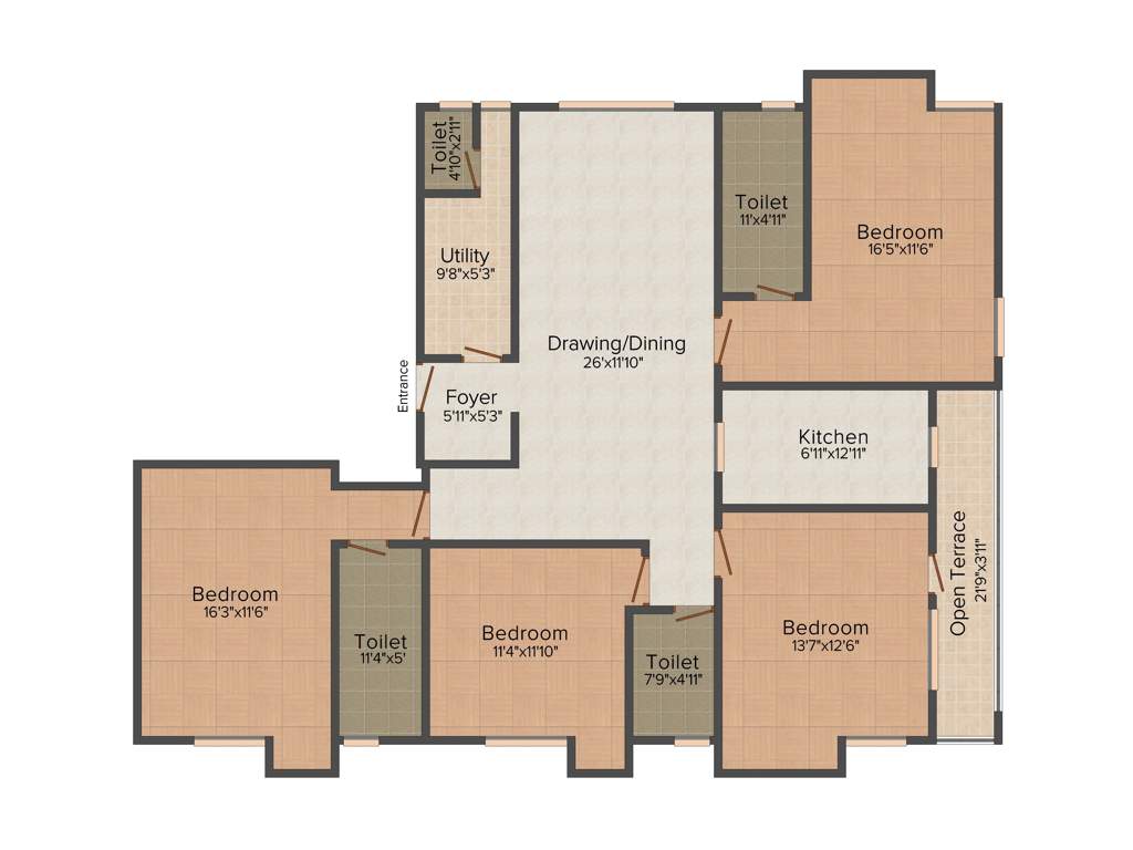 Heritage Regency (4BHK+3T (2,279 sq ft) 2279 sq ft)