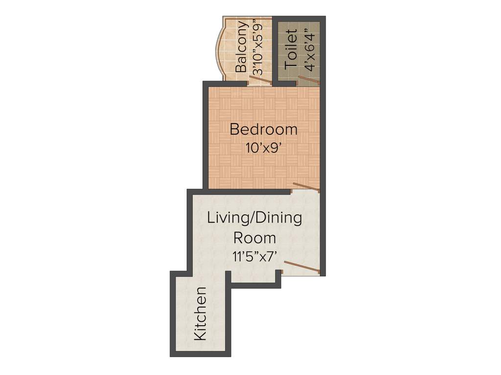Team Sonartori (1BHK+1T (391 sq ft) 391 sq ft)