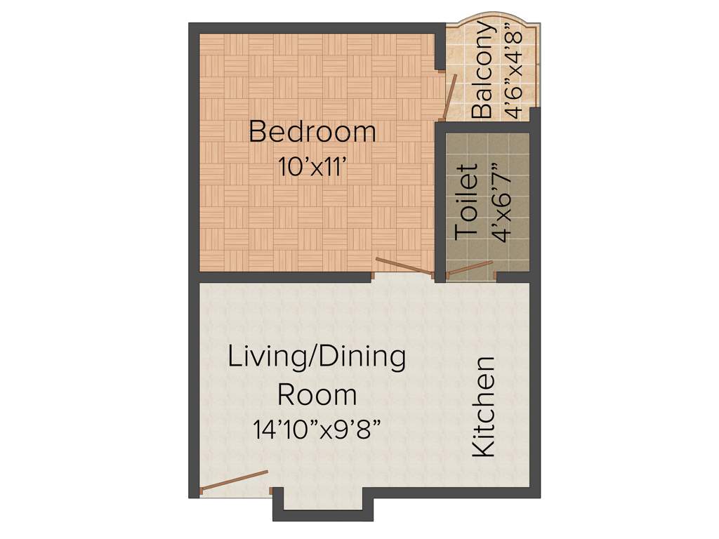 Team Sonartori (1BHK+1T (481 sq ft) 481 sq ft)