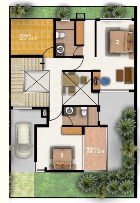  the empyrean phase1 Floor Plan First Floor Plan