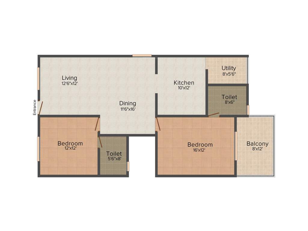 Srinivasa Sai Poorna High End (2BHK+2T (1,508 sq ft) 1508 sq ft)