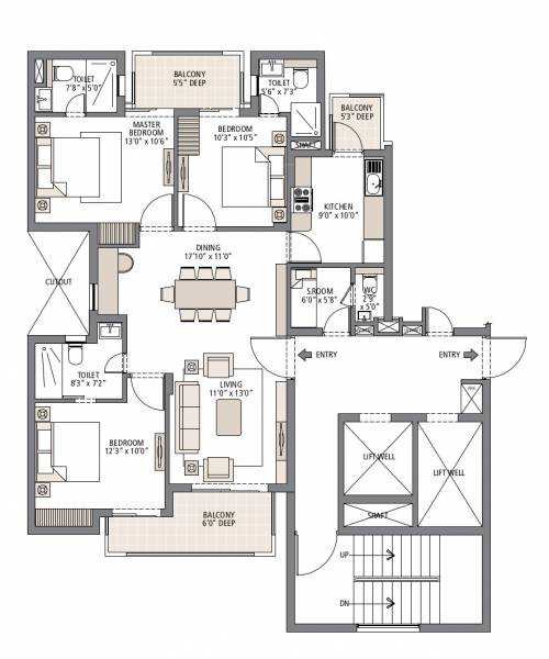 Floor Plan gurgaon-greens Floor Plan Floor Plan