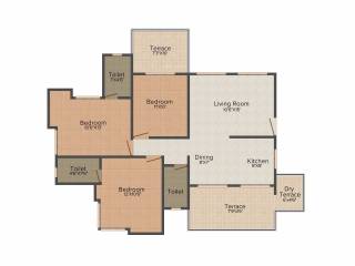 Shreeyash Shree Woods (3BHK+3T (1,344 sq ft) 1344 sq ft) Shreeyash Shree Woods (3BHK+3T (1,344 sq ft) 1344 sq ft)