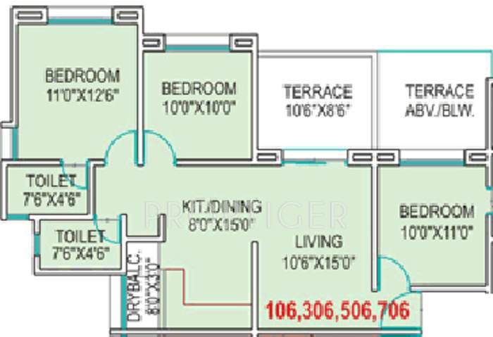 Sree Aishwaryam Greens (3BHK+2T (1,140 sq ft) 1140 sq ft) Sree Aishwaryam Greens (3BHK+2T (1,140 sq ft) 1140 sq ft)