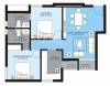 Unitech Brahma (2BHK+2T (990 sq ft) 990 sq ft)