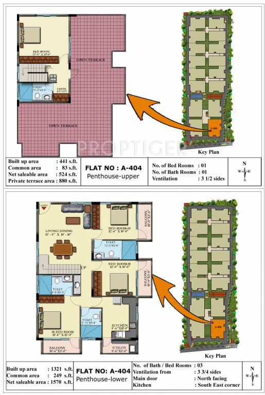 Floor Plan (4BHK+4T (2,094 sq ft) 2094 sq ft) Insight Nandana Floor Plan (4BHK+4T (2,094 sq ft) 2094 sq ft)