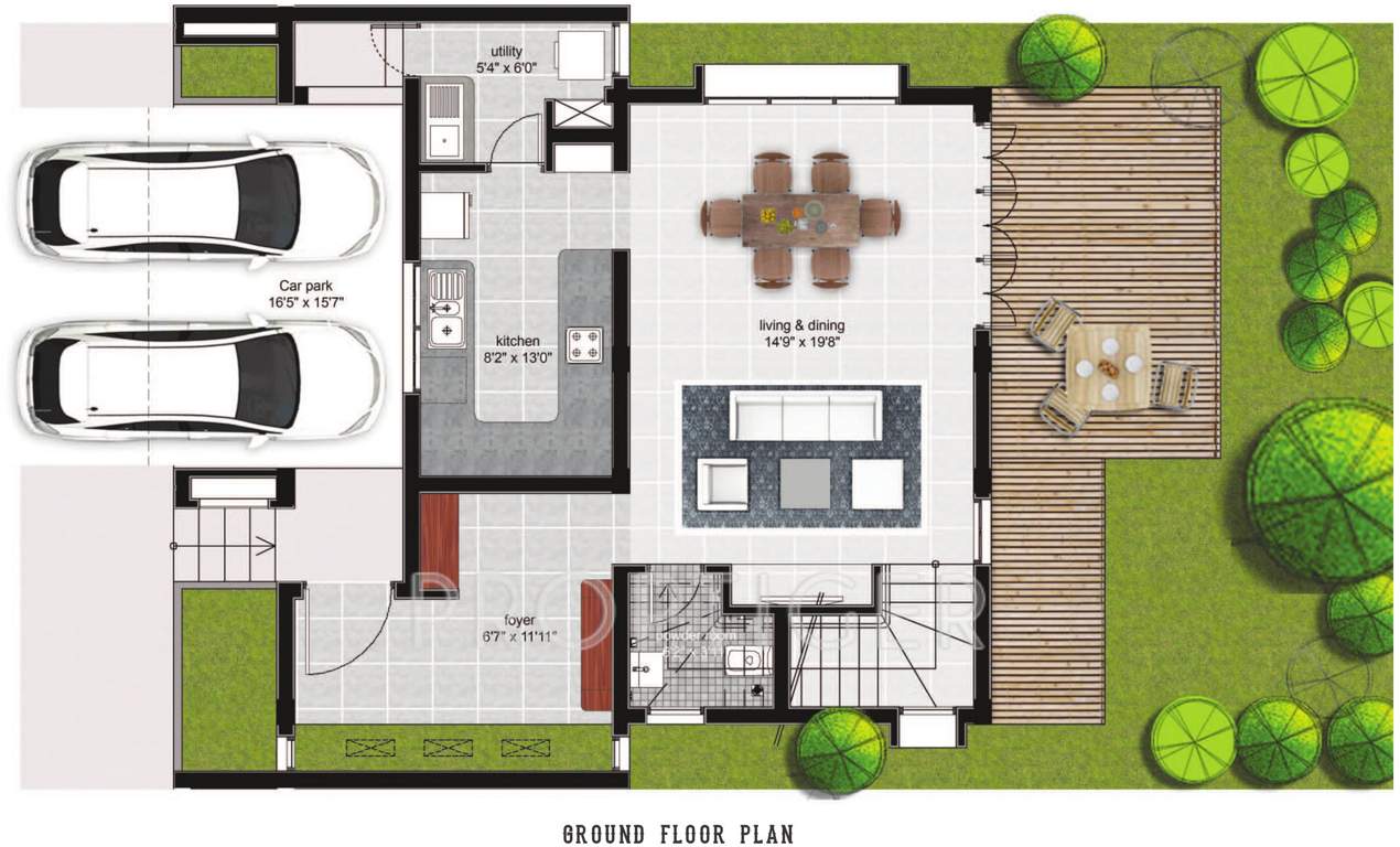 Edifice Villa Valley (3BHK+3T (3,360 sq ft) 3360 sq ft)
