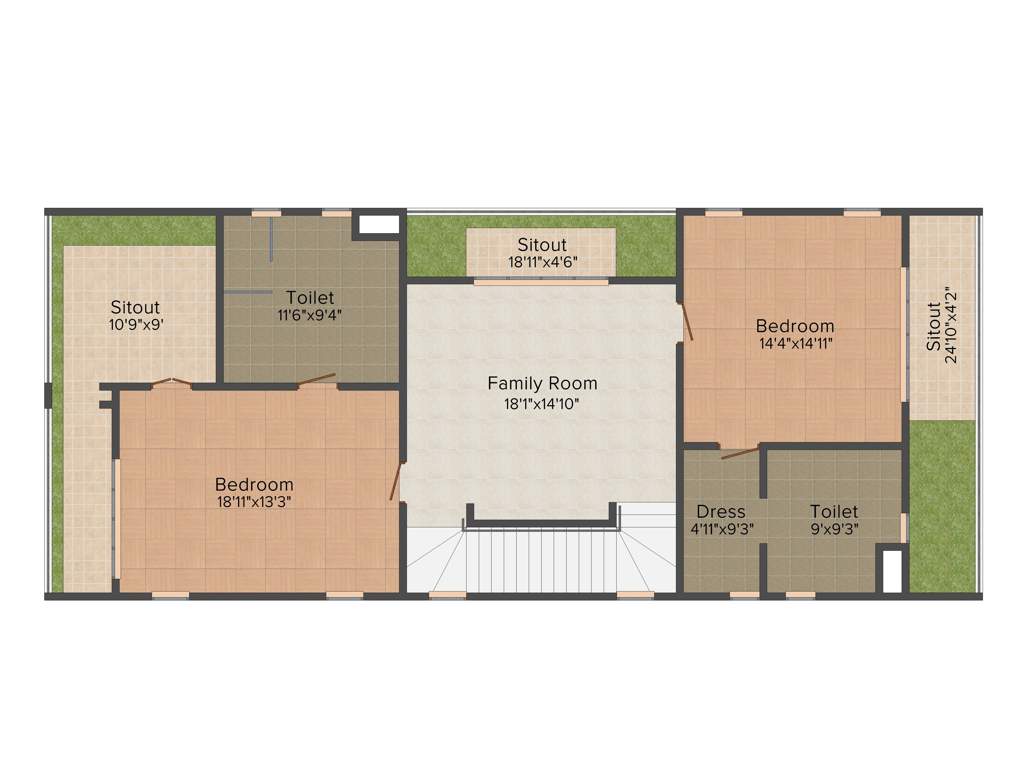 Edifice Villa Valley (4BHK+4T (4,713 sq ft) 4713 sq ft)