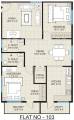 Pyramid North Square (2BHK+2T (1,179 sq ft)   Pooja Room 1179 sq ft) Pyramid North Square (2BHK+2T (1,179 sq ft)   Pooja Room 1179 sq ft)