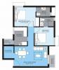 Unitech Brahma (2BHK+2T (1,018 sq ft) 1018 sq ft)
