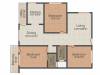 GK Lake View (3BHK+2T (1,495 sq ft) 1495 sq ft)