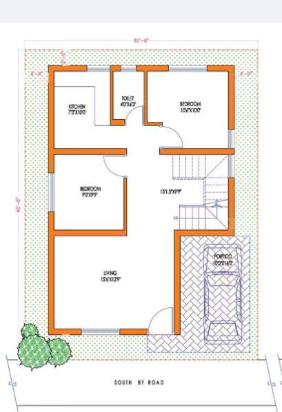 royal garden villas Floor Plan Ground Floor Plan