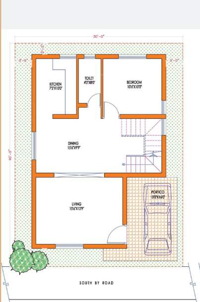 royal garden villas Floor Plan Ground Floor Plan