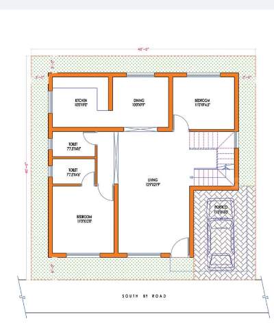royal garden villas Floor Plan Ground Floor Plan