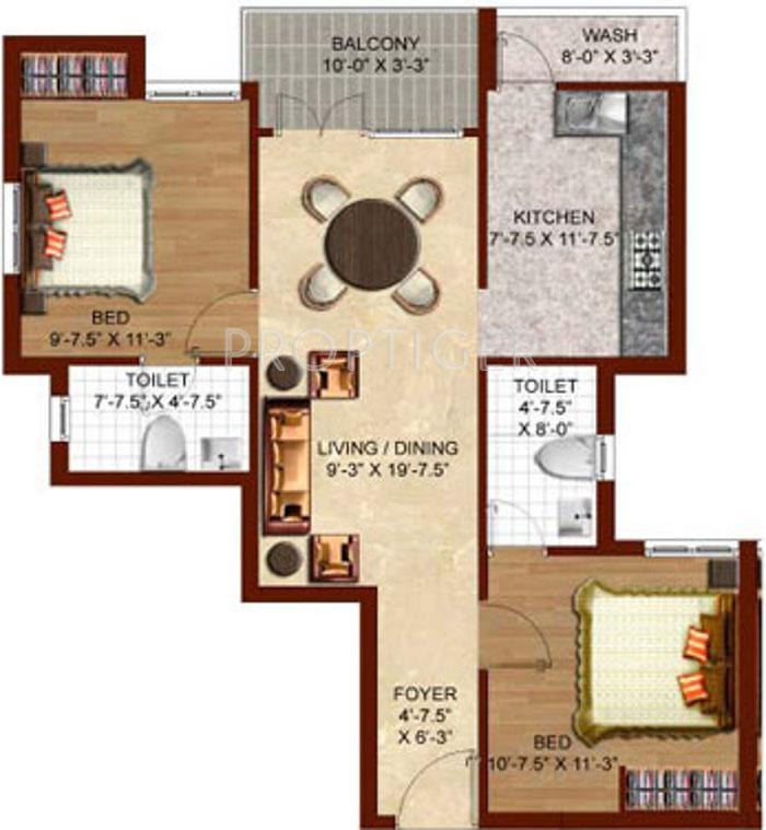 TVH Svaya (2BHK+2T (885 sq ft) 885 sq ft) TVH Svaya (2BHK+2T (885 sq ft) 885 sq ft)