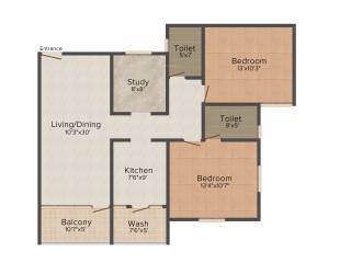 TVH Svaya (2BHK+2T (1,085 sq ft) Study Room 1085 sq ft) TVH Svaya (2BHK+2T (1,085 sq ft) Study Room 1085 sq ft)