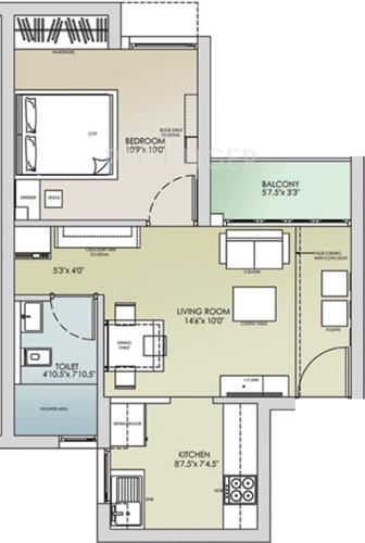 TVH Svasti (1BHK+1T (635 sq ft) 635 sq ft) TVH Svasti (1BHK+1T (635 sq ft) 635 sq ft)
