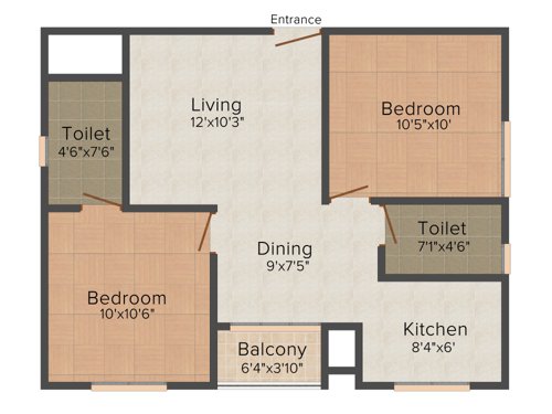 Mantri Celestia (2BHK+2T (850 sq ft) 850 sq ft) Mantri Celestia (2BHK+2T (850 sq ft) 850 sq ft)