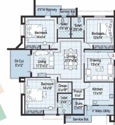  towers Floor Plan Floor Plan