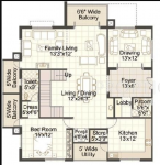  towers Floor Plan Lower Level Duplex Plan